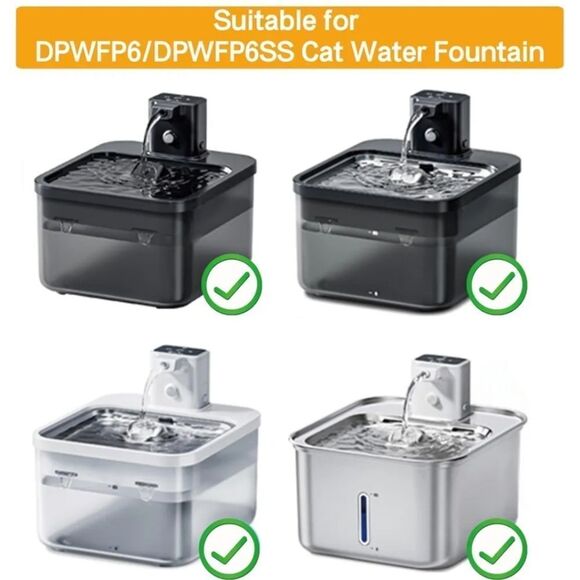 DownyPaws wireless cat water fountain FILTERS -New - Picture 4 of 9